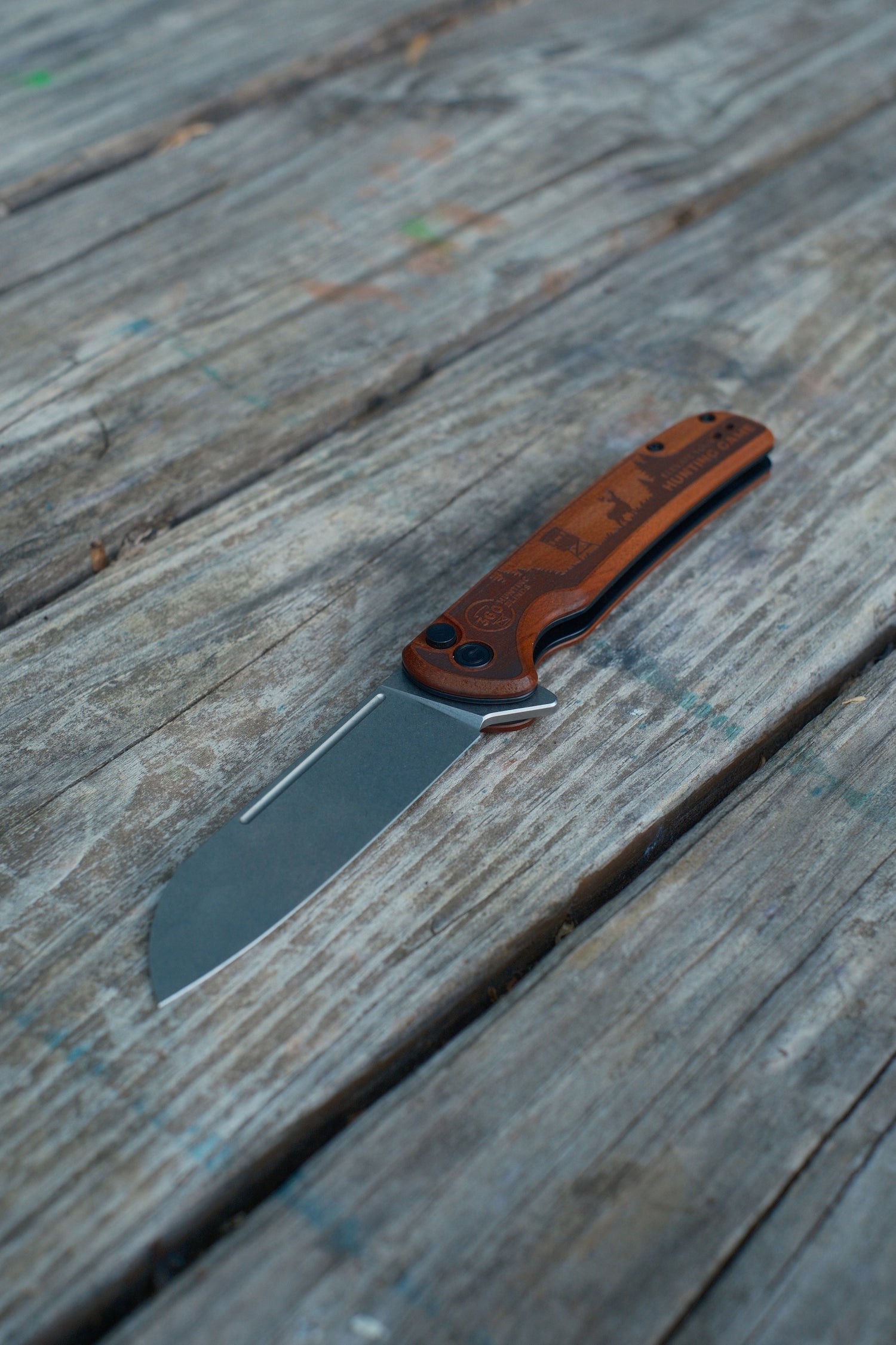 360 Laser Engraved Civivi® Chevalier Flipper Knife