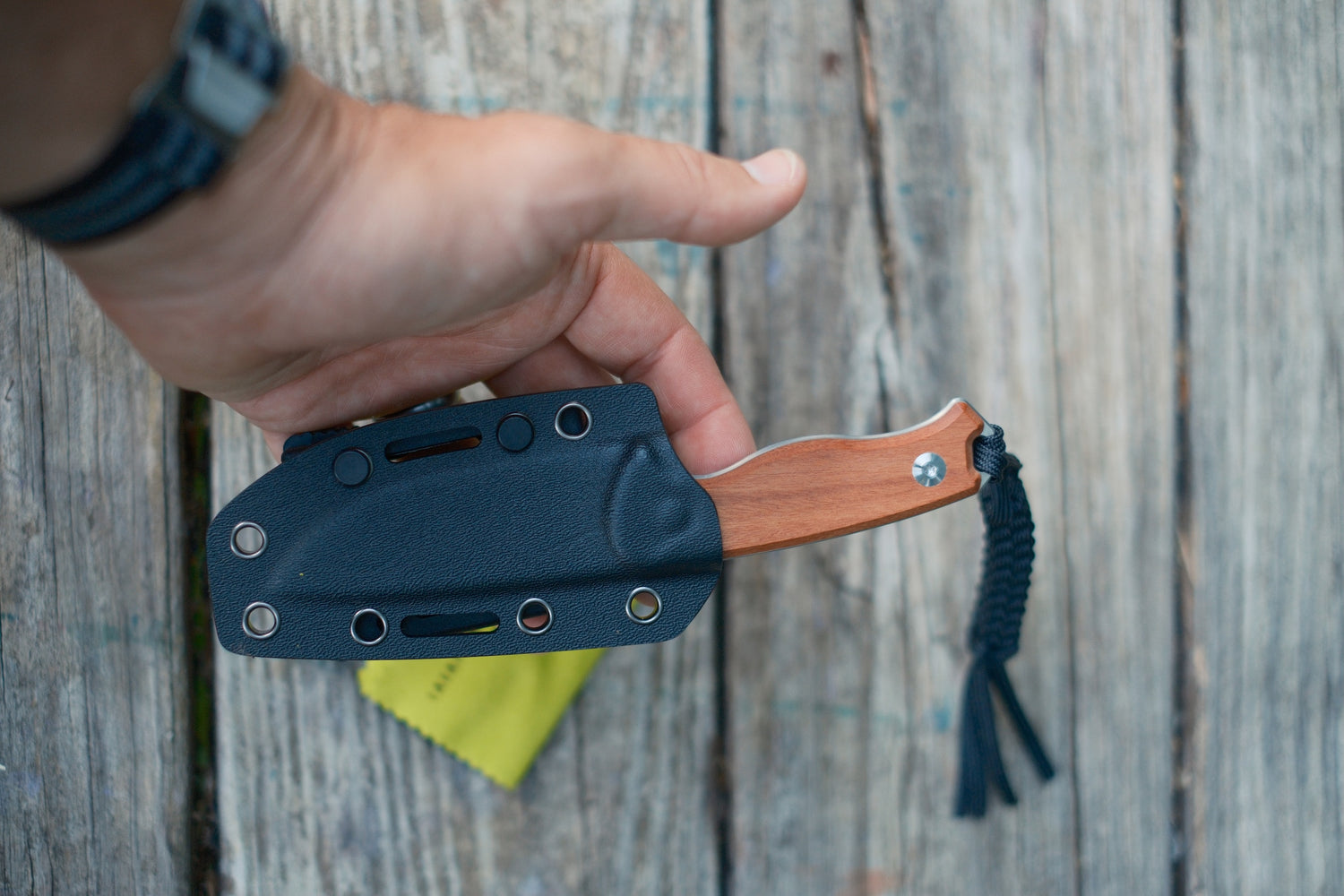 360 Laser Engraved Civivi® Timberbark Fixed Blade Knife