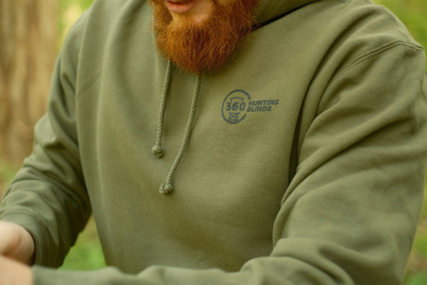 Forest Green Elevate Pullover Hoodie Black Ink - image 2