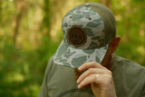 Marsh Duck Camo Leather Patch Hat