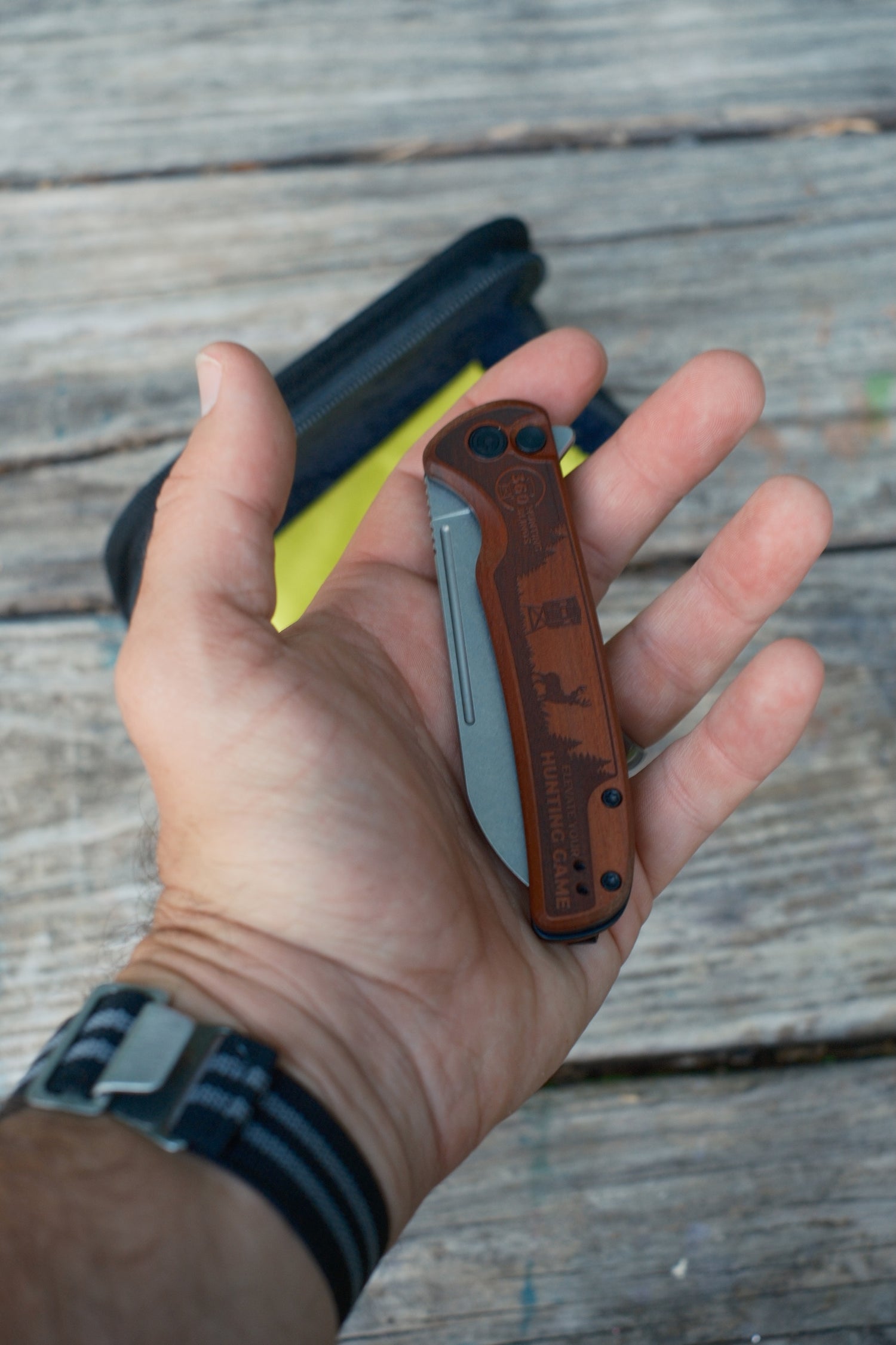 360 Laser Engraved Civivi® Chevalier Flipper Knife