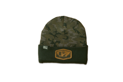 Digital Camo Leather Patch Beanie - image 3