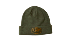 Sable Duck Camo Leather Patch Beanie - image 2