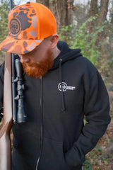 Black Elevate Zip-Up Hoodie